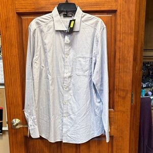 Murano Light Blue Casual Button-Down Shirt